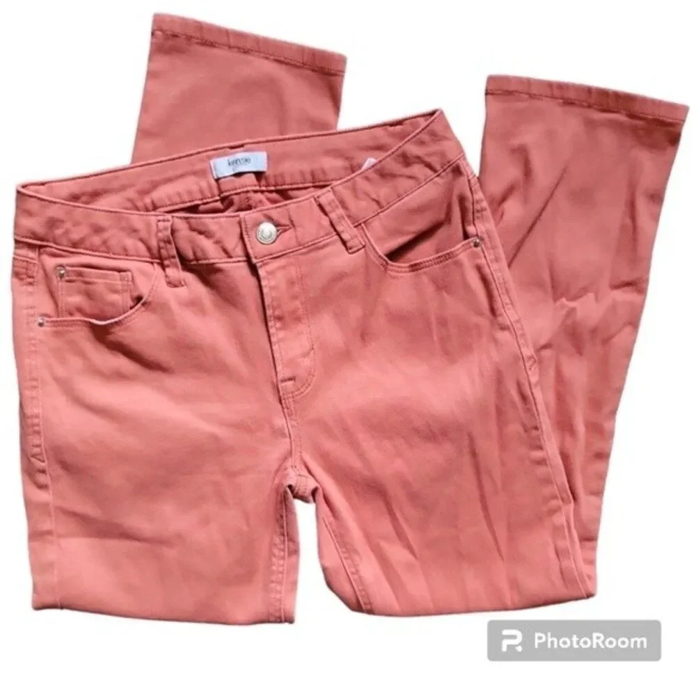 KENSIE JEANS ORANGE SKINNY JEANS - 4/27